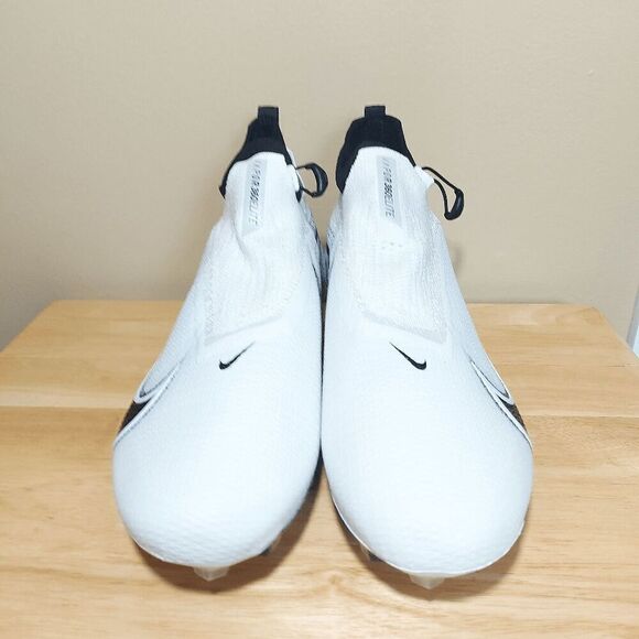 Nike Vapor Edge Elite 360 Flyknit Football Cleats White CV6282-108 Men's Size 14 - Picture 2 of 7